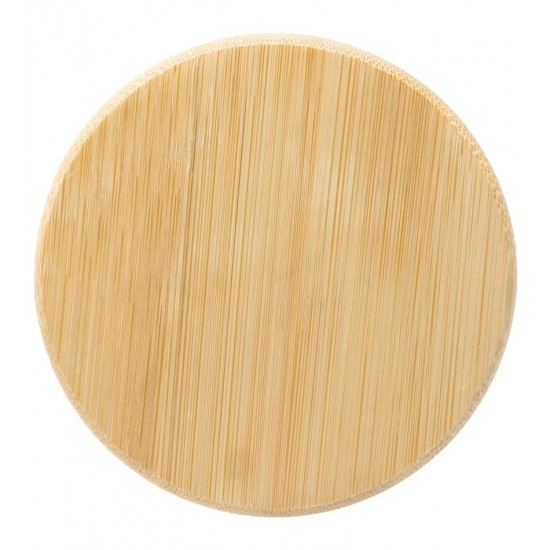 Garrafa 1 Litro Wolff De Vidro Com Tampa Bambu